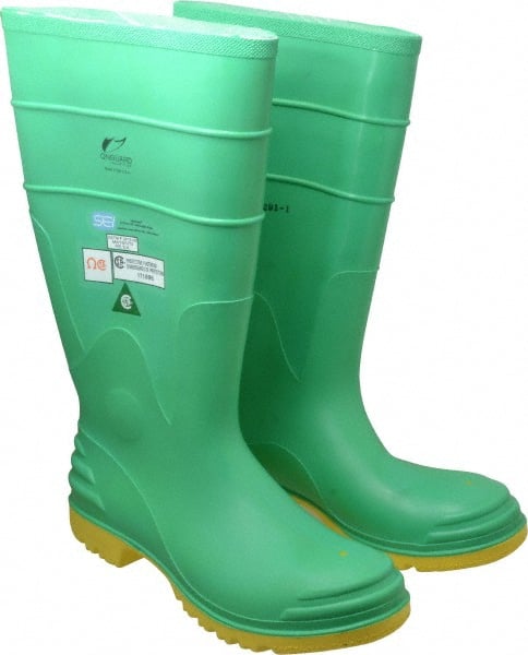 Dunlop Protective Footwear 87012.12 Work Boot: Size 12, 16" High, Polyvinylchloride, Steel Toe 