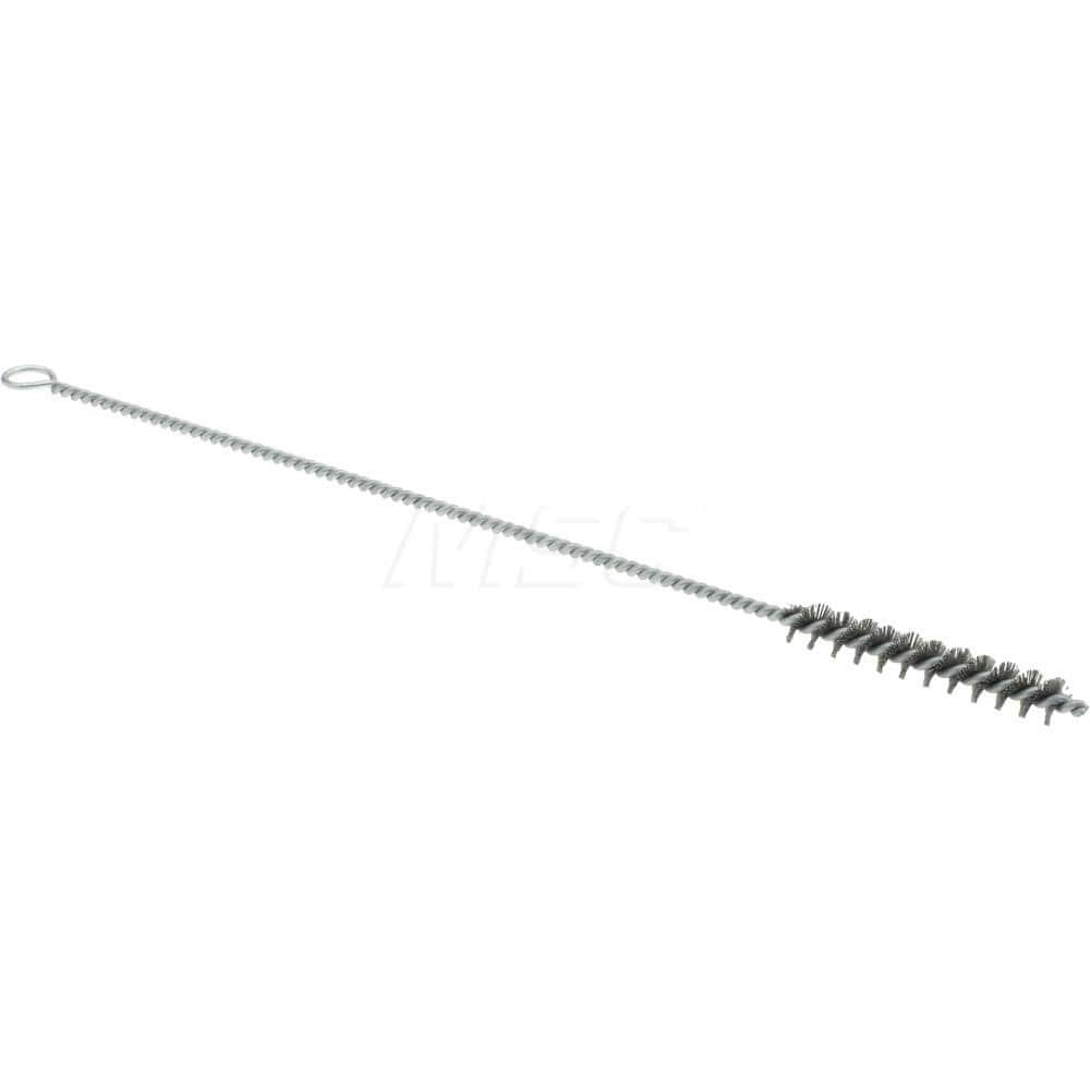 1-1/2" Long x 1/4" Diam Steel Twisted Wire Bristle Brush