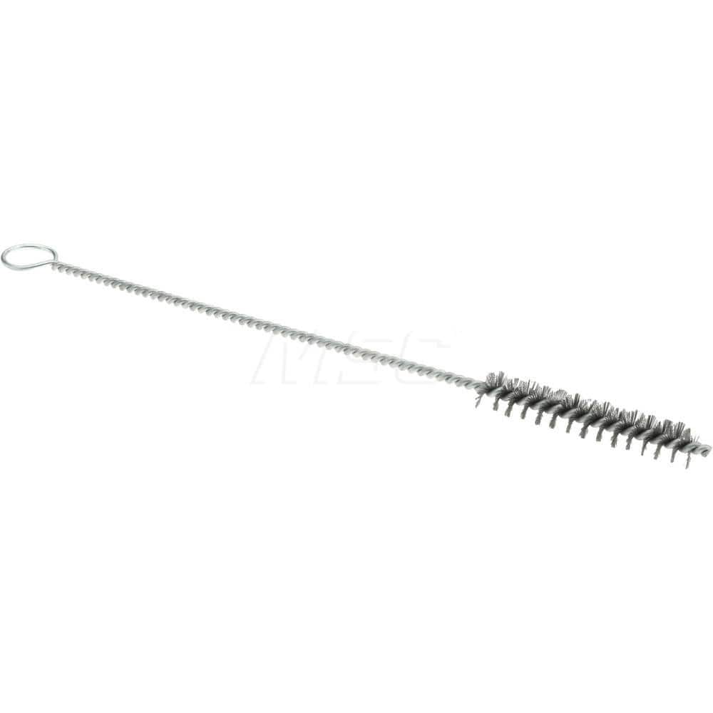 2" Long x 3/8" Diam Steel Twisted Wire Bristle Brush