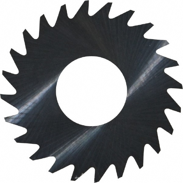 RobbJack C10-0100-12-24 Slitting & Slotting Saw: 1" Dia, 0.01" Thick, 24 Teeth, Solid Carbide Image