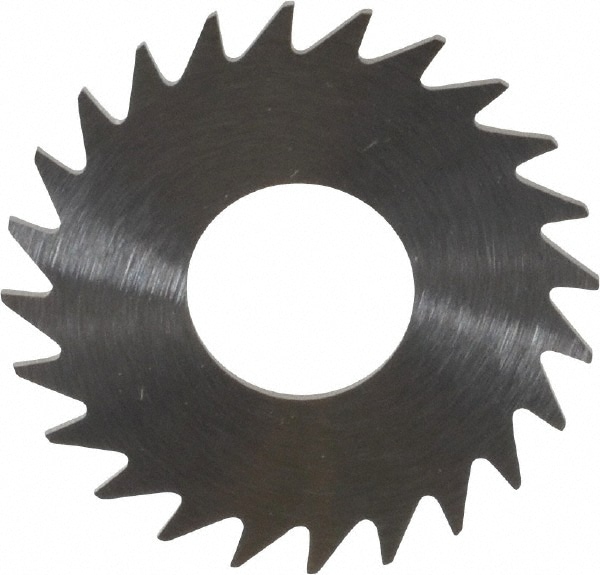 RobbJack C10-0280-12-24 Slitting & Slotting Saw: 1" Dia, 0.028" Thick, 24 Teeth, Solid Carbide Image