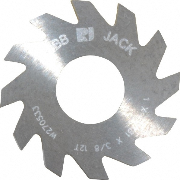 RobbJack C10-0781-12-12 Slitting & Slotting Saw: 1" Dia, 0.0781" Thick, 12 Teeth, Solid Carbide Image