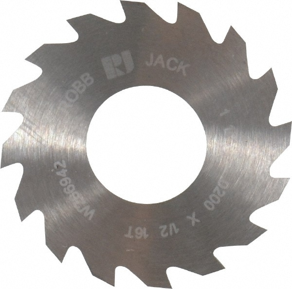 RobbJack C12-0200-16-16 Slitting & Slotting Saw: 1-1/4" Dia, 0.02" Thick, 16 Teeth, Solid Carbide Image