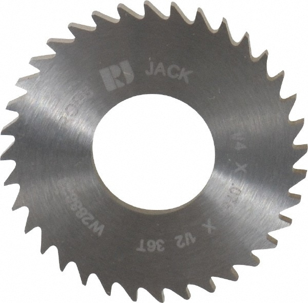 RobbJack C12-0781-16-36 Slitting & Slotting Saw: 1-1/4" Dia, 0.0781" Thick, 36 Teeth, Solid Carbide Image