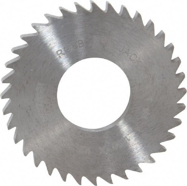 RobbJack C12-1250-16-36 Slitting & Slotting Saw: 1-1/4" Dia, 1/8" Thick, 36 Teeth, Solid Carbide Image