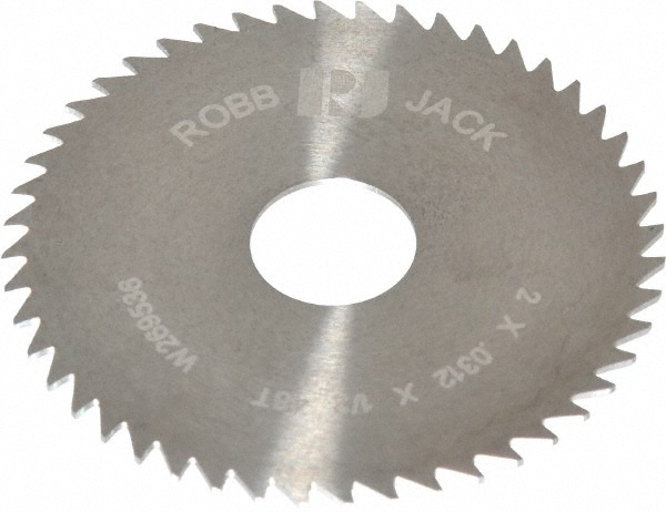 RobbJack C20-0312-16-48 Slitting & Slotting Saw: 2" Dia, 0.0312" Thick, 48 Teeth, Solid Carbide Image