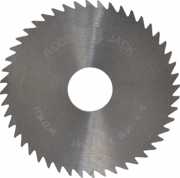 RobbJack C20-0510-16-48 Slitting & Slotting Saw: 2" Dia, 0.051" Thick, 48 Teeth, Solid Carbide Image