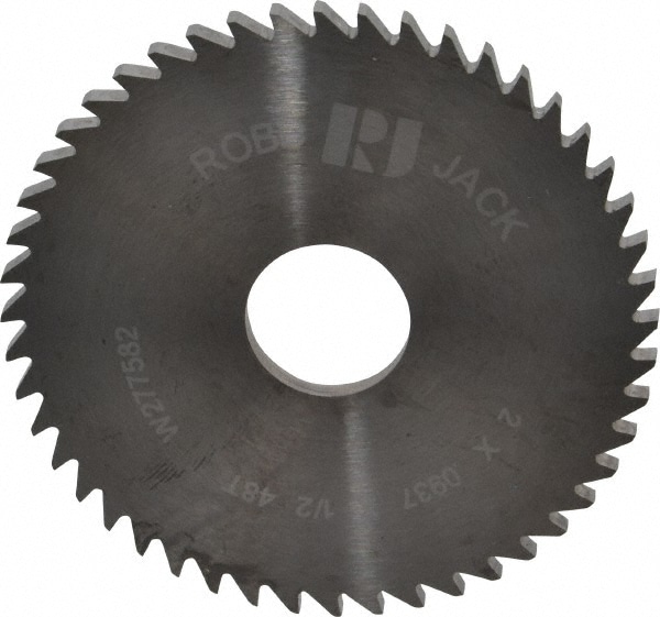 RobbJack C20-0937-16-48 Slitting & Slotting Saw: 2" Dia, 0.0937" Thick, 48 Teeth, Solid Carbide Image