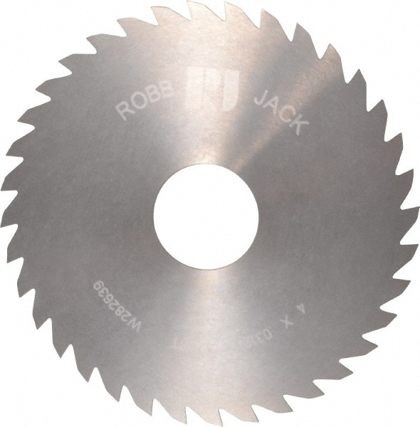 RobbJack C40-0312-32-36 Slitting & Slotting Saw: 4" Dia, 0.0312" Thick, 1" Arbor Hole, 36 Teeth, Solid Carbide Image