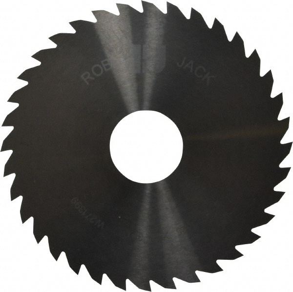 RobbJack C40-0625-32-36 Slitting & Slotting Saw: 4" Dia, 1/16" Thick, 1" Arbor Hole, 36 Teeth, Solid Carbide Image