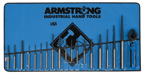 Tool Steel Pin Punch Set Armstrong 70-552 10 Pc Qty 1 for sale online 
