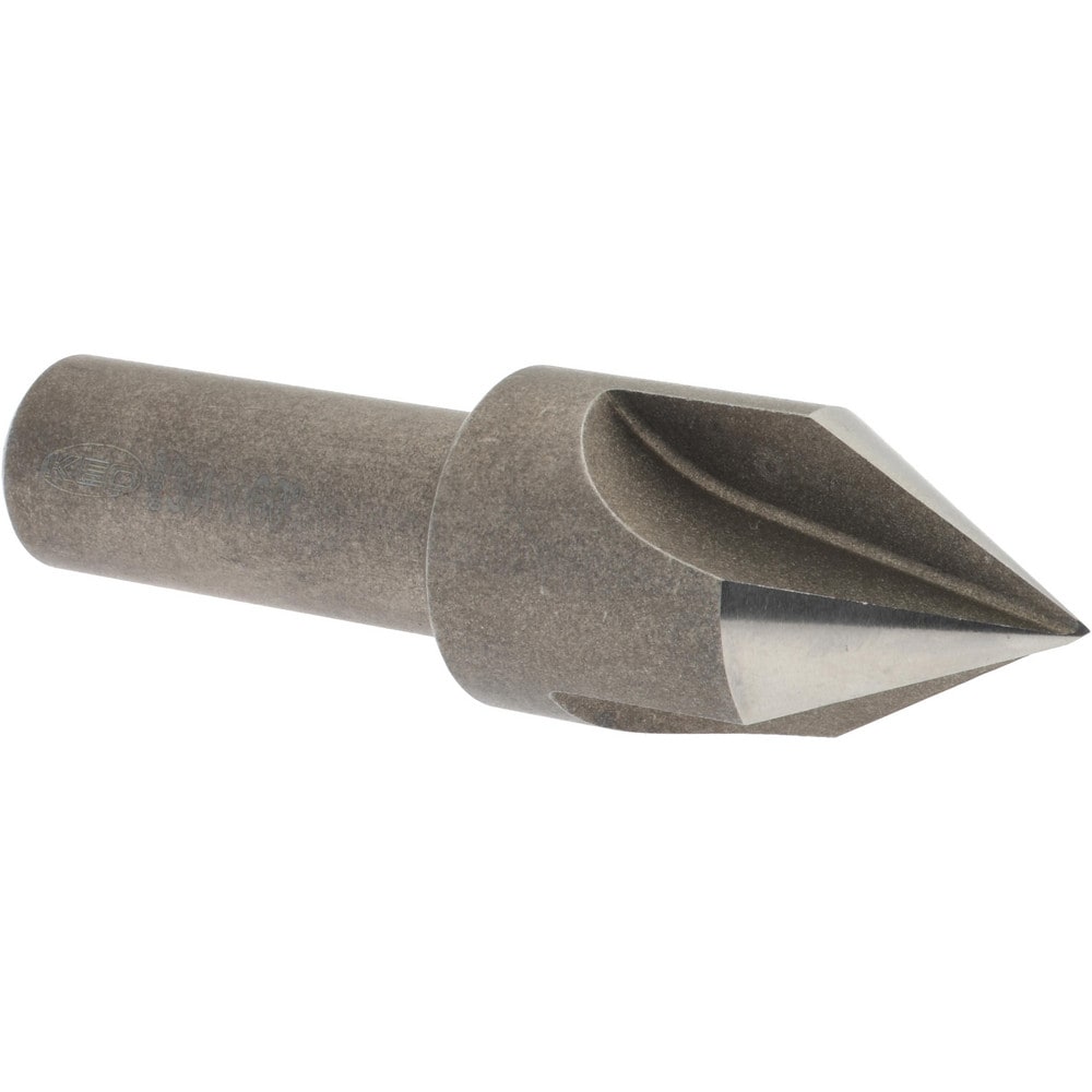 Keo 50346 3/4" Head Diam, 1/2" Shank Diam, 3 Flute 60° High Speed Steel Countersink Image