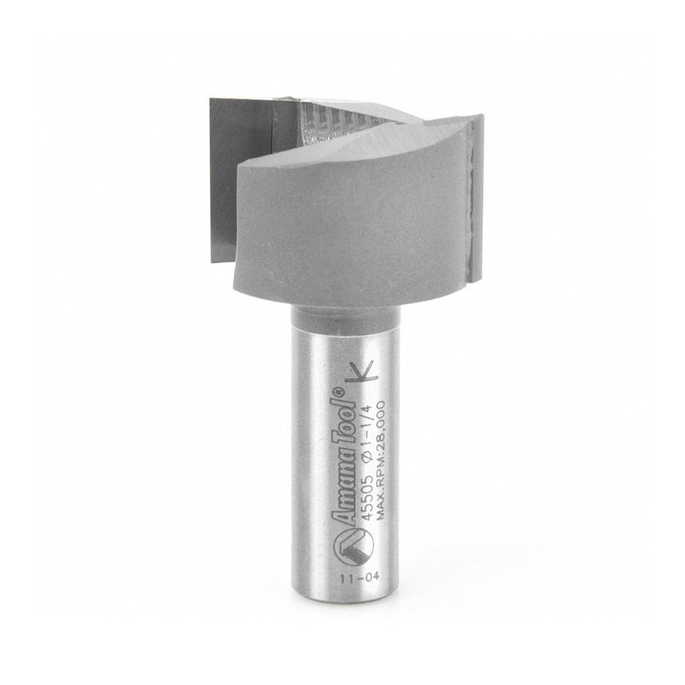 1-1/4" Diam, 3/4" LOC, 2 Flute Carbide-Tipped Edge Profile Mortising Router Bit