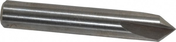 Countersink: 1/4" Head Dia, 82 ° Included Angle, 3 Flutes, High Speed Steel, Right Hand Cut