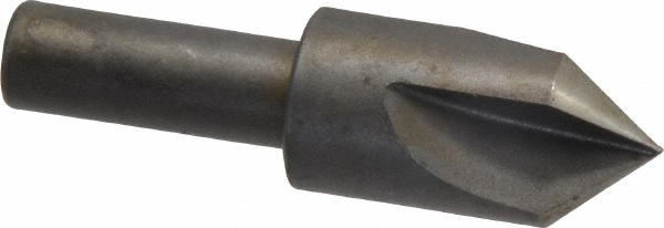 Drill America 1/2 In. 82-Degree High Speed Steel Countersink Bit With Single Flute Dewsfc1 2 82