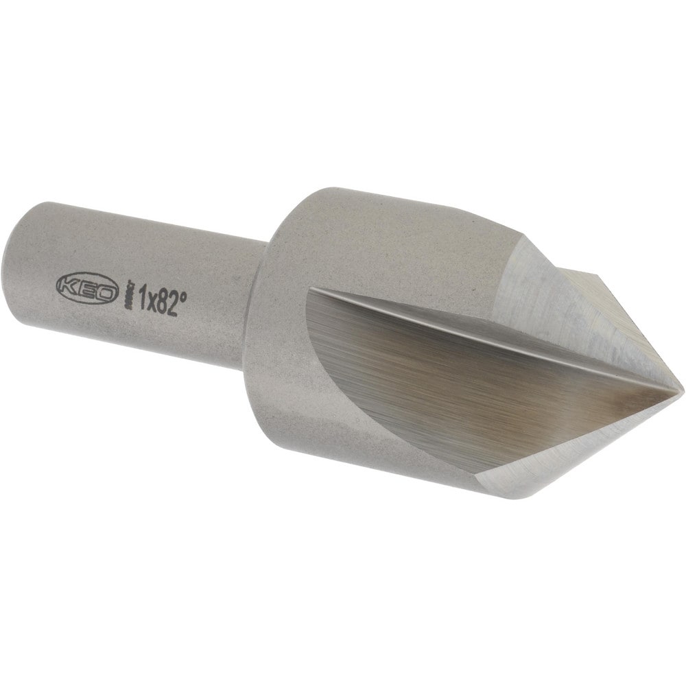 Keo 51008 1" Head Diam, 1/2" Shank Diam, 3 Flute 82° High Speed Steel Countersink Image