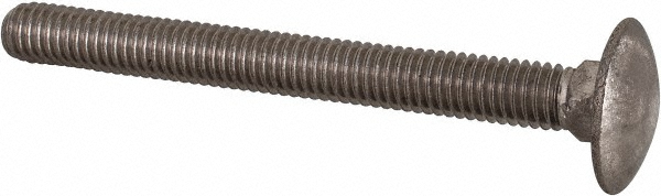 Value Collection MACG0060060CP Carriage Bolt: M6 x 1.00, 60 mm Length Under Head, Square Neck Image