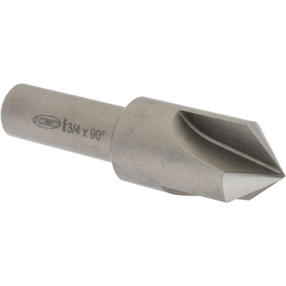 Keo 50349 3/4" Head Diam, 1/2" Shank Diam, 3 Flute 90° High Speed Steel Countersink Image