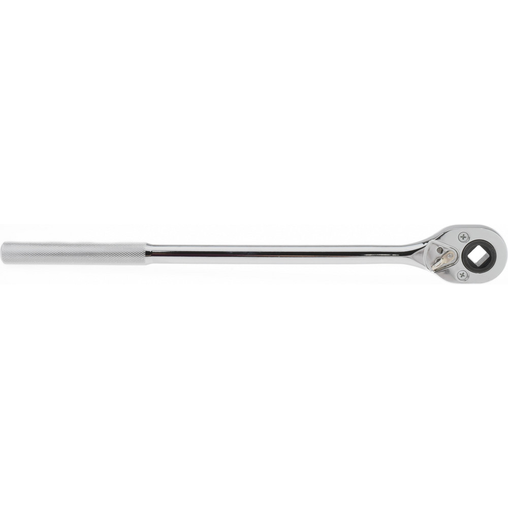 Female Drive Ratchet: 1/2" Drive, Pear Head - 16" OAL, 24 Gear Teeth