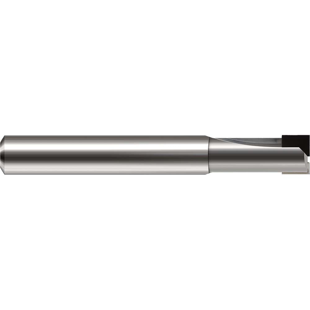 Harvey Tool 12116 Square End Mill: 1/4 Dia, 1/4 LOC, 1/4 Shank Dia, 2-1/2 OAL, 2 Flutes, Brazed Solid Carbide Image