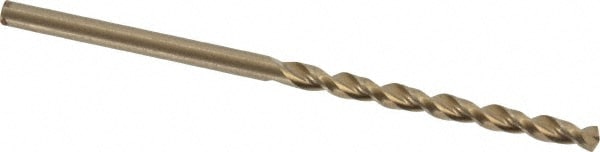 Jobber Length Drill Bit: 3/32" Dia, 135 °, Cobalt