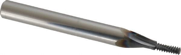 Scientific Cutting Tools TMI120-32HA Helical Flute Thread Mill: #10-32, Internal, 3 Flute, 1/4" Shank Dia, Solid Carbide Image