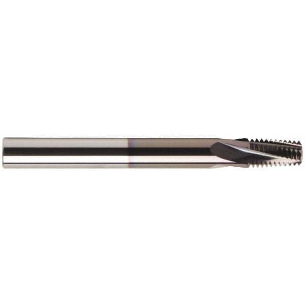 Accupro 930-43714 Helical Flute Thread Mill: 7/16-14, Internal, 4 Flute, 5/16" Shank Dia, Solid Carbide 