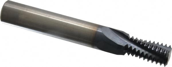 Accupro C911-56212 Helical Flute Thread Mill: 9/16-12, Internal, 4 Flute, 1/2" Shank Dia, Solid Carbide 