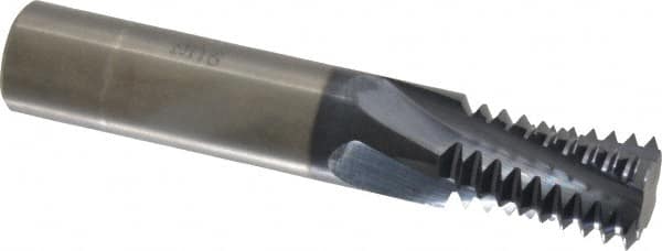 Accupro C911-87509 Helical Flute Thread Mill: 7/8-9, Internal, 4 Flute, 5/8" Shank Dia, Solid Carbide 