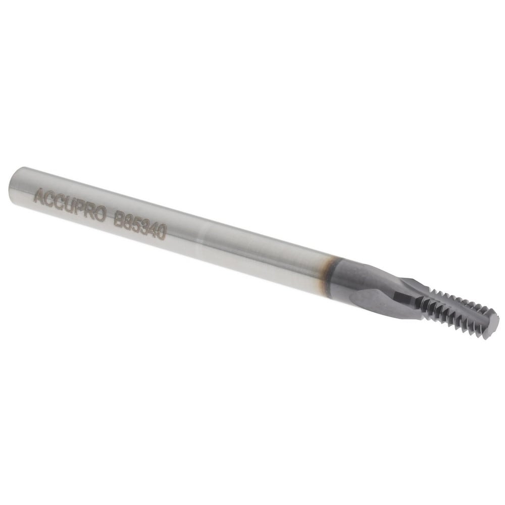 Helical Flute Thread Mill: Internal, 3 Flute, 3/16