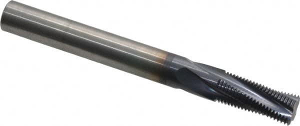 Accupro C931-12100 Helical Flute Thread Mill: Internal, 4 Flute, 3/8" Shank Dia, Solid Carbide 