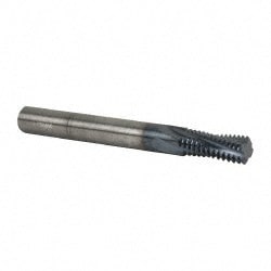 Accupro C931-12175 Helical Flute Thread Mill: Internal, 4 Flute, 3/8" Shank Dia, Solid Carbide 