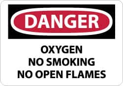 Rectangle, DANGER, " Danger - Oxygen, No Smoking & No Open Flames"