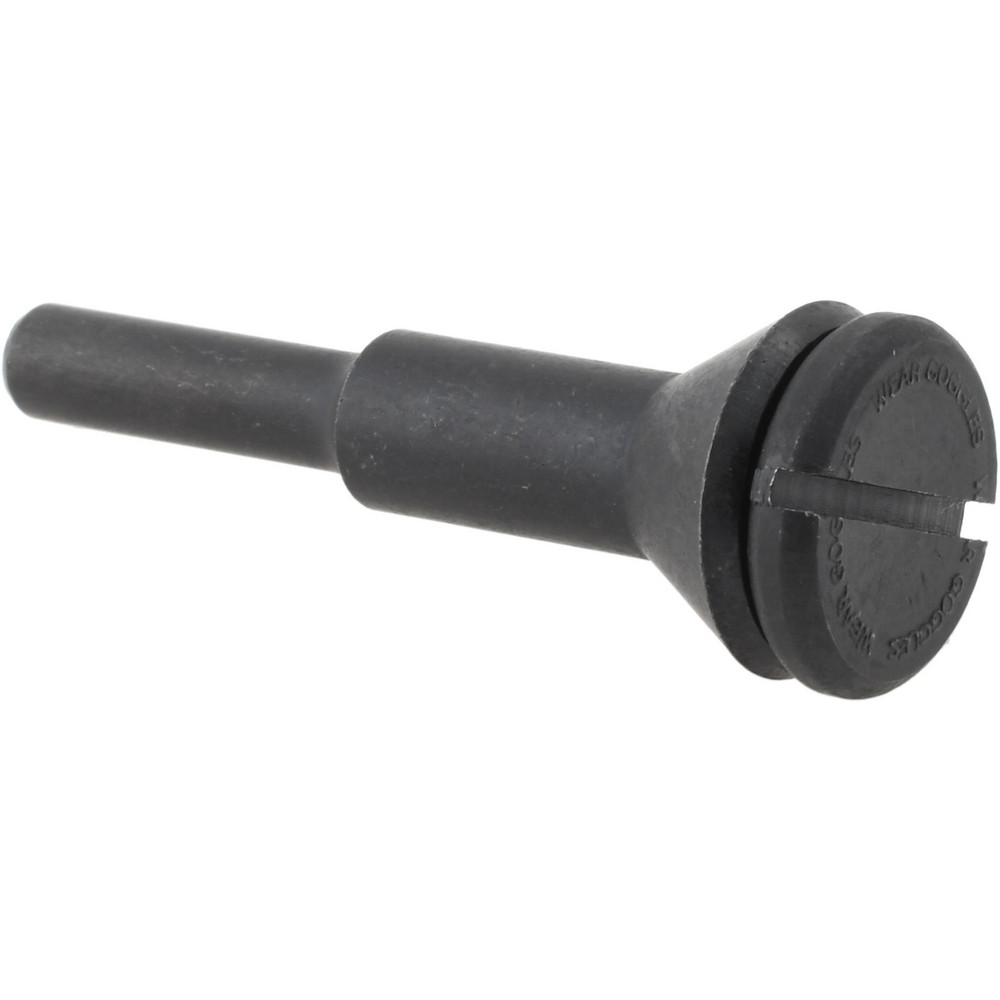 3/8" Hole, Screw Lock Wheel & Disc Mandrel - 2" OAL, 1/4" Max Wheel Width, 1/4" Shank Dia