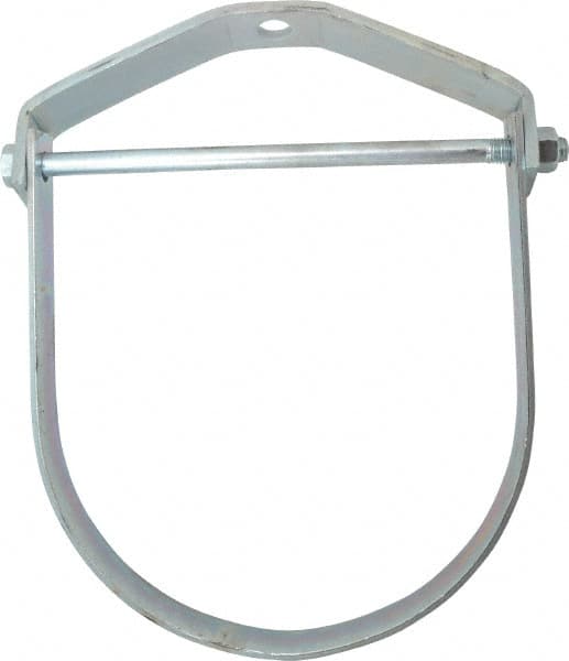 Empire 11G1200 Adjustable Clevis Hanger: 12" Pipe, 7/8" Rod, Carbon Steel, Electro-Galvanized Finish 