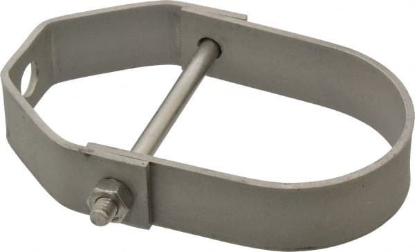 Adjustable Clevis Hanger: 2" Pipe, 3/8" Rod, 304 Stainless Steel