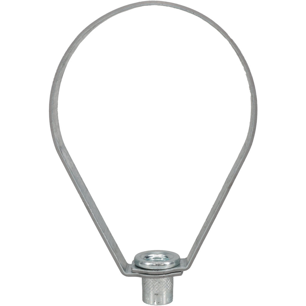 Empire Emlok Swivel Ring Hanger: 4" Pipe, 5/8" Rod, Carbon Steel, Pre-Galvanized Finish - 1,250 lb Load Capacity | Part #310G0400