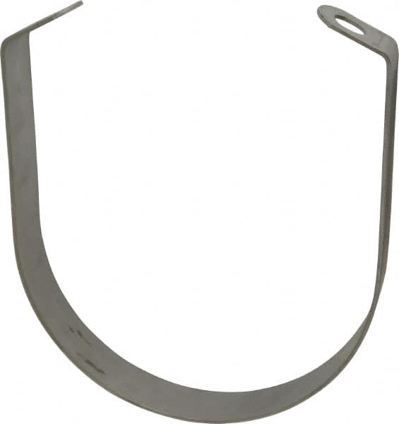 Adjustable Band Hanger: 6" Pipe, 1/2" Rod, 304 Stainless Steel
