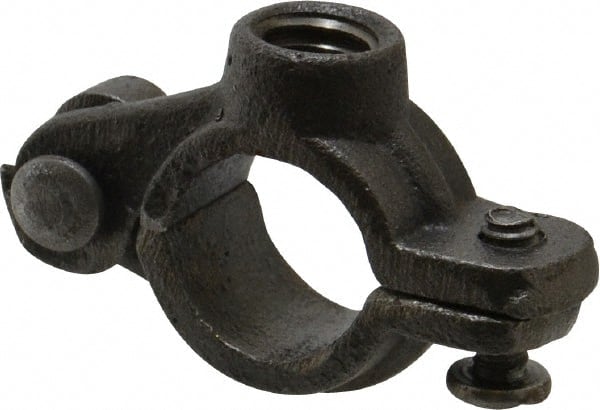 Split Ring Hanger: 3/8" Pipe, 3/8" Rod, Malleable Iron