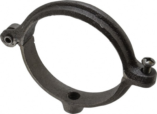 Split Ring Hanger: 3" Pipe, 1/2" Rod, Malleable Iron