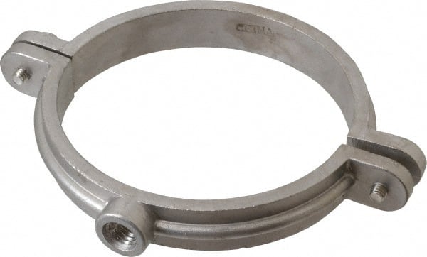 Globe Pipe Hanger 1-1/2" Hinged Split Ring 721-214 Electro-Plated Zinc 