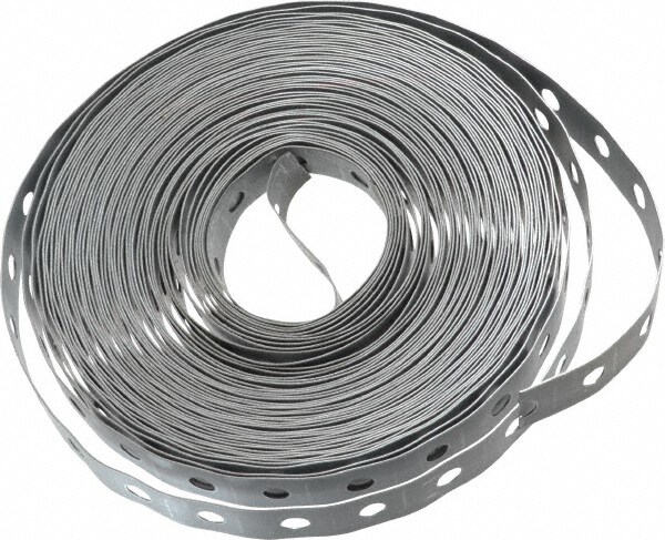 50' x 3/4" Pre-Galvanized Carbon Steel Hanger Strapping