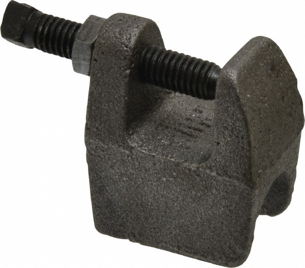 Top Clamp: 3/4" Flange Thickness, 5/8" Rod - 550 lb Capacity, Ductile Iron