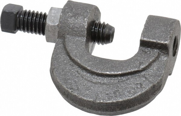 C-Clamp with Locknut: 3/4" Flange Thickness, 3/8" Rod