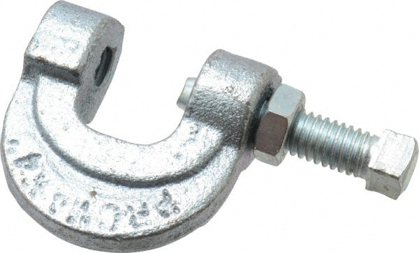 C-Clamp with Locknut: 3/4" Flange Thickness, 3/8" Rod