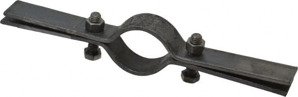 Riser Clamp: 1-1/2" Pipe, 1.9" Tube, Carbon Steel, Black, Blue & Silver