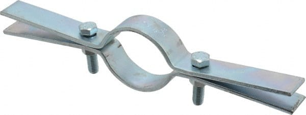 Riser Clamp: 2" Pipe, 2-3/8" Tube, Carbon Steel