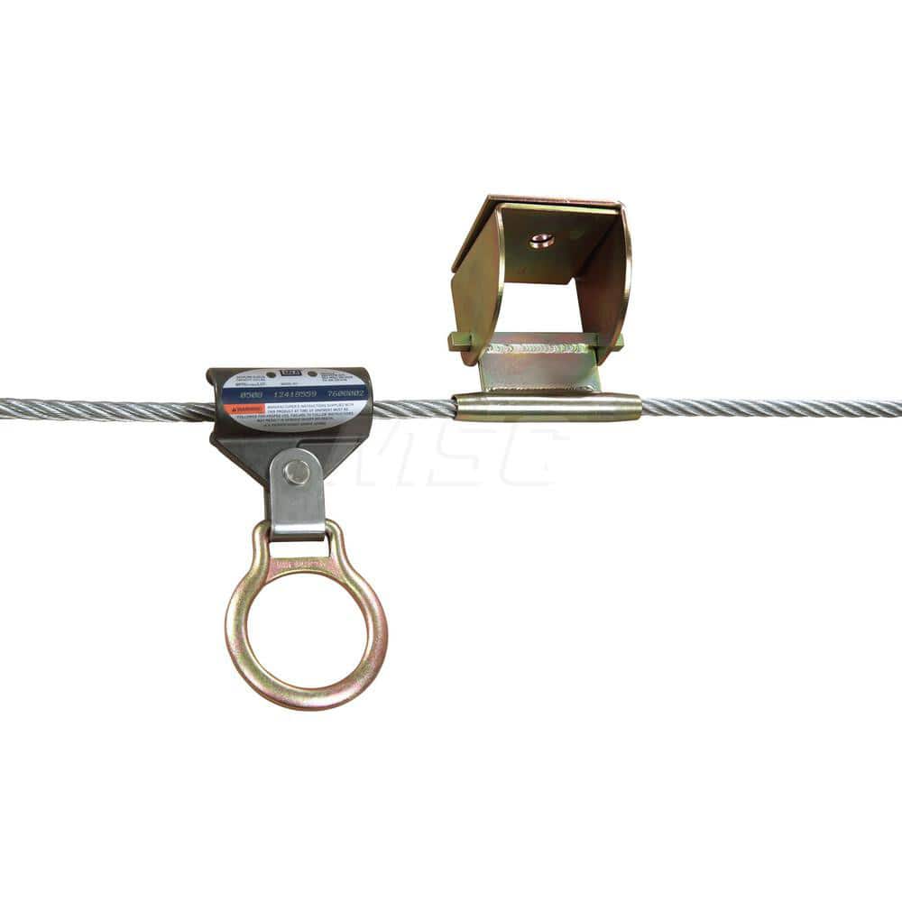 Lanyards & Lifelines; Load Capacity: 310lb; 141kg ; Lifeline Material: Galvanized Steel ; Capacity (Lb.): 310 ; End Connections: Loop ; Maximum Number Of Users: 2 ; Installation Type: Permanent