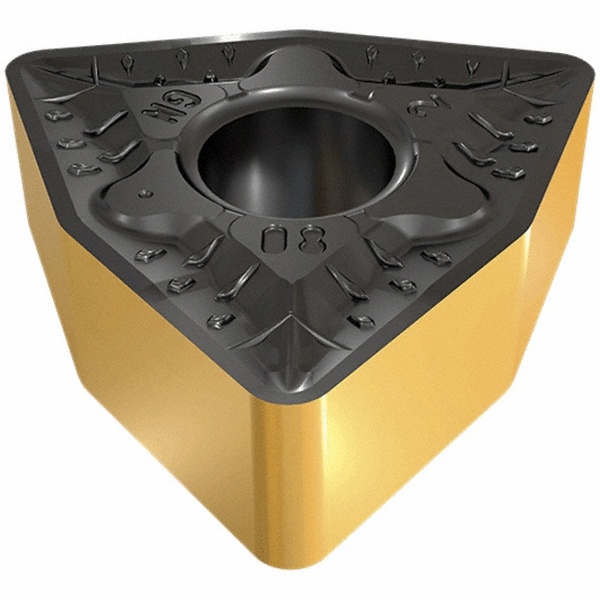 Iscar Turning Insert: WNMG431GN IC5005, Carbide - TiCN, Al2O3 & TiN Coated, 8.70 mm Long, 80 deg W - Trigon 80-Deg, Series Isoturn | 10-Pack