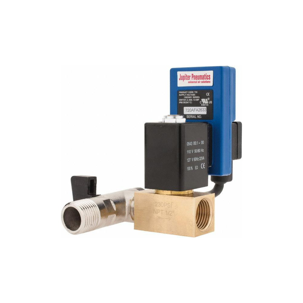 PROSOURCE 1/2" Inlet, Electronic Condensate Drain Valve MSC Direct